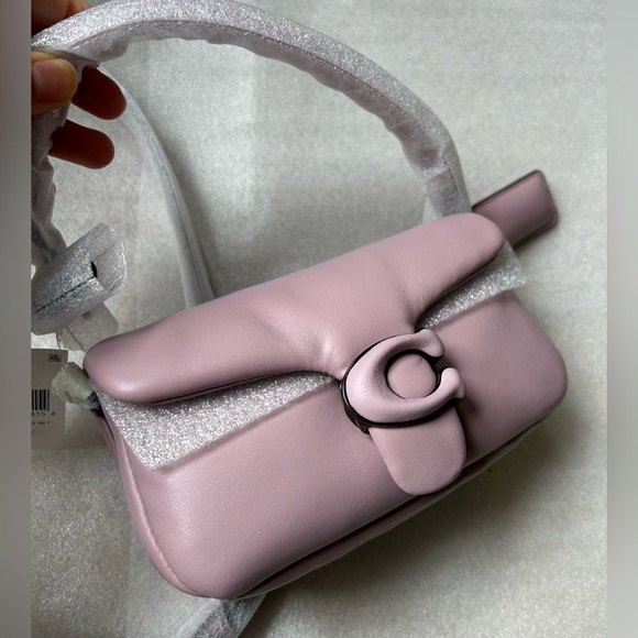 Pillow Tabby Bag Coach Purple Handbag Leather Coach Pillow Tabby